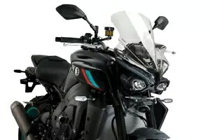Puig ネイキッド 新世代ツアー ウィンドスクリーン クリア 21362W ヤマハ MT-10 SP/MT-10用 Puig Naked New Generation Tour Windscreen Clear 21362W for Yamaha MT-10 SP/MT-10 【並行輸入品】