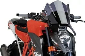 Puig ネイキッド スポーツ ウィンドスクリーン ダークスモーク #7014F KTM 1290 スーパー デューク R 2014-2016 Puig Naked Sport Windscreen Dark Smoke #7014F KTM 1290 Super Duke R 2014-2016 【並行輸入品】