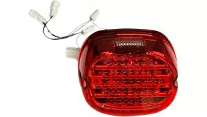 カスタム ダイナミクス ロープロファイル LED テールライト T/S トップ ウィンドウ付き レッド #CD-INT-TL-W-R Custom Dynamics Low Profile LED Taillight w/T/S Top Window Red #CD-INT-TL-W-R 【並行輸入品】