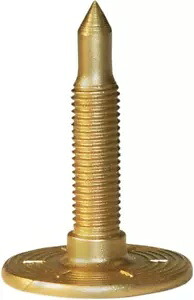 Woody's グランドマスター プロ カーバイド スタッド ゴールド ロックナット付き 1.075インチ 60D 5/16インチ 48個パック Woody's Grand Master Pro Carbide Studs Gold w/ Locknuts 1.075\