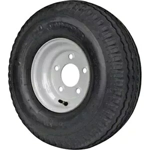 アメリカンタイヤ ロードスタートレーラー タイヤホイールアセンブリ 5穴 215/60-8 B シルバー American Tire Load Star Trailer Tire/Wheel Assembly 5-Hole 215/60-8 B Silver 【並行輸入品】