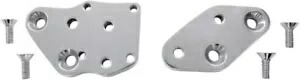 Accutronix キックバック アダプター プレート 1-3/8 インチ バック クローム ハーレーダビッドソン ソフテイル Accutronix Kick Back Adapter Plate 1-3/8\