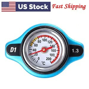 1.3バーラジエーターカバーキャップ 温度計水温計付き ヒュンダイ起亜用 1.3 Bar Radiator Cover Cap w/Thermometer Water Temperature Meter For Hyundai Kia 【並行輸入品】