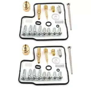 2 セットキャブレター修理炭水化物再構築キットホンダ VT750DC シャドウスピリット 2002-07 2Sets Carburetor Repair Carb Rebuild Kit For Honda VT750DC Shadow Spirit 2002-07 【並行輸入品】