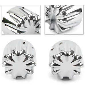 1 ペアフロントアクスルナットカバーボルトハーレーツーリングソフテイルロードキンググライドダイナ用 1 Pair Front Axle Nut Cover Bolt for Harley Touring Softail Road King Glide Dyna 【並行輸入品】