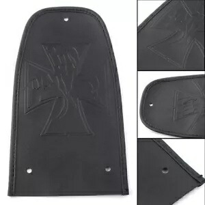 ハーレーロードグライド FLTRX 用リアフェンダーよだれかけ PU カバーパッド (クロスステッチ) Rear Fender Bib PU Cover Pad For Harley Road Glide FLTRX (Cross Stitching) 【並行輸入品】