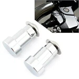 1 ペアクローム CNC アルミニウムオートバイミラー穴キャップ 1 Pair Chrome CNC Aluminum Motorcycle Mirror Hole Caps 【並行輸入品】