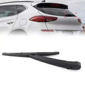 リアフロントガラスワイパーアームブレードセットブラックフィットヒュンダイツーソン Kia Rio Soren Rear Windshield Wiper Arm Blade Set Black Fit Hyundai Tucson For Kia Rio Soren 【並行輸入品】