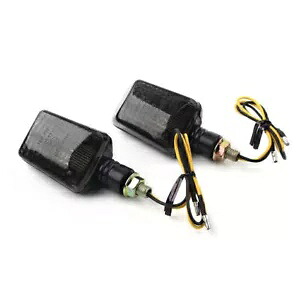 ペアモーター 8mm アンバー電球ターンシグナルインジケーターライト ブラック ユニバーサル 12V US Pair Motor 8mm Amber Bulb Turn Signal Indicator Lights Black Universal 12V US 【並行輸入品】