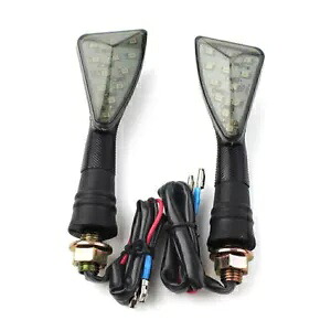 10mm ユニバーサルモーター LED ターンシグナルインジケーター ライト アンバー ウインカー ボバー 10mm Universal Motor LED Turn Signal Indicators Lights Amber Blinker Bobber 【並行輸入品】