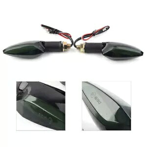 1 ペア新しいユニバーサルオートバイ 12V LED フラッシュターンシグナルライトダイレクトランプ 1 Pair New Universal Motorcycle 12V LED Flash Turn Signal Light Direct Lamp 【並行輸入品】