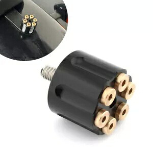1x 新しいリアシートボルトフェンダーネジナット 6mm ハーレーソフテイルダイナストリートグライド用 1x New Rear Seat Bolt Fender Screw Nut 6mm For Harley Softail Dyna Street Glide 【並行輸入品】