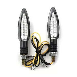 30 LED 8MM オートバイターンシグナル LED ライトインジケーター ウインカー アンバー ユニバーサル 30 LEDS 8MM Motorcycle Turn Signal LED Light Indicators Blinkers Amber Universal 【並行輸入品】