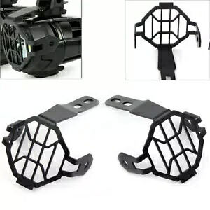 ステンレス鋼ヘッドライトプロテクターグリルカバー BMW R1200GS/1250GS ADV ブラック Stainless Steel Headlight Protector Grill Cover For BMW R1200GS/1250GS ADV Black 【並行輸入品】