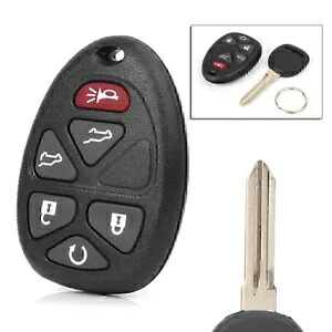 車 6 ボタン キーレス エントリー リモート キー フォブ シボレー OUC60270 OUC60221 ブラック US Car 6 Button Keyless Entry Remote Key Fob for Chevy OUC60270 OUC60221 Black US 【並行輸入品】