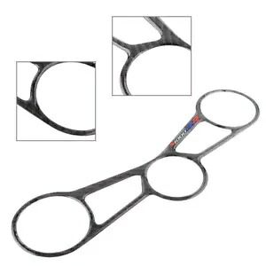 ハンドルヨークカバー穴あきブラックステッカープロテクターパッド BMW S1000RR 2015-17用 Handle Yoke Cover Perforated Black Sticker Protector Pad for BMW S1000RR 2015-17 【並行輸入品】
