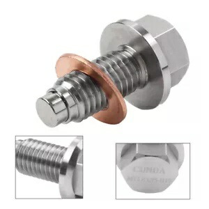 磁気オイルドレンプラグ M12x1.75 GMC シボレー ビュイック キャデラック フォード用 Magnetic Oil Drain Plug M12x1.75 For GMC Chevrolet Buick Cadillac Ford 【並行輸入品】