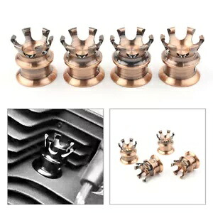 4x オートバイヘッドボルトトッパーカバーキャップエンジンカバートリムフィットスポーツスター XL883 4x Motorcycle Head Bolt Topper Cover Cap Engine Cover Trim Fit Sportster XL883 【並行輸入品】