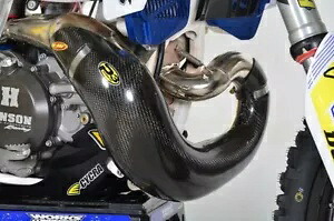P3 エキゾーストパイプガード/ヒートシールドカーボンファイバー #101082 KTM/ハスクバーナ P3 Exhaust Pipe Guard/Heat Shield Carbon Fiber #101082 KTM/Husqvarna 【並行輸入品】
