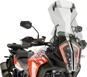 Puig ツーリング ウィンドスクリーン (バイザー付き) ライトスモーク #9714H KTM スーパー アドベンチャー R/S Puig Touring Windscreen w/Visor Light Smoke #9714H KTM Super Adventure R/S 【並行輸入品】