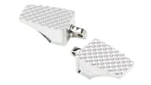 LA Choppers County フットペグ オリジナル クレビス付き 長さ 3.5 インチ x 幅 2.25 インチ 未加工 LA Choppers County Footpegs With Original Clevis 3.5\