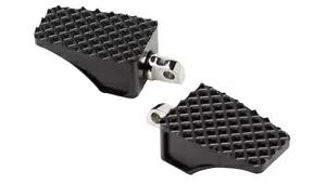 LA Choppers カウンティ フットペグ オリジナル クレビス付き 長さ 3.5 インチ x 幅 2.25 インチ ブラック LA Choppers County Footpegs With Original Clevis 3.5\