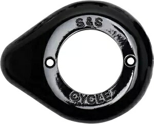 S&S 交換用ティアドロップ カバー S&S ステルス エア クリーナー キット用 ブラック 170-0686 S&S Replacement Teardrop Cover for S&S Stealth Air Cleaner Kit Black 170-0686 【並行輸入品】