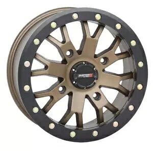 システム 3 オフロード SB-4 ビードロック UTV ホイール 14x7 4/156 6+1 (+45mm) ブロンズ/ブラック System 3 Offroad SB-4 Beadlock UTV Wheel 14x7 4/156 6+1 (+45mm) Bronze/Black 【並行輸入品】|カスタムパーツ WORLD倉庫