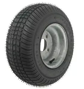 アメリカンタイヤ ロードスタートレーラー タイヤホイールアセンブリ 4穴 205/65-10 B シルバー American Tire Load Star Trailer Tire/Wheel Assembly 4-Hole 205/65-10 B Silver 【並行輸入品】|カスタムパーツ WORLD倉庫