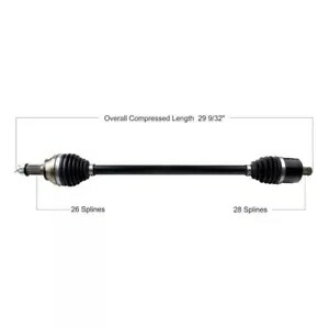 チタニウム ヘビーデューティ コンプリート アクスル #813-0326 Polaris RZR XP 1000 Tytaneum Heavy Duty Complete Axle #813-0326 Polaris RZR XP 1000 【並行輸入品】|カスタムパーツ WORLD倉庫