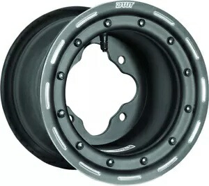 DWT G3 シングル ビード ロック ATV ホイール 9x8 4/115 3+5 マット ブラック DWT G3 Single Bead Lock ATV Wheel 9x8 4/115 3+5 Matte Black 【並行輸入品】