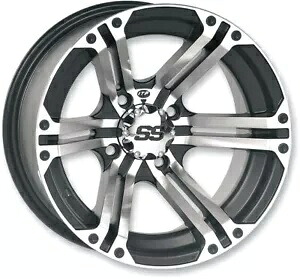 I.T.P. SS 合金 SS212 ATV/UTV ホイール 14x8 4/137 5+3 リア機械加工ブラック I.T.P. SS Alloy SS212 ATV/UTV Wheel 14x8 4/137 5+3 Rear Machined Black 【並行輸入品】
