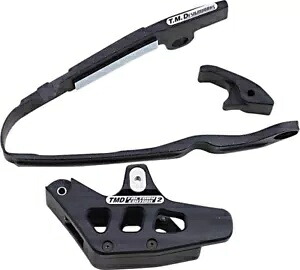 TM Designworks チェーンガイド/スライダーキット ブラック ヤマハ YZ450F 2023-2025 に適合 TM Designworks Chain Guide/Slider Kit Black fits Yamaha YZ450F 2023-2025 【並行輸入品】