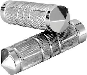 Accutronix ローレット ダイヤモンド TBW グリップ クローム #GR101-SKIC ハーレーダビッドソン Accutronix Knurled Diamond TBW Grips Chrome #GR101-SKIC Harley Davidson 【並行輸入品】