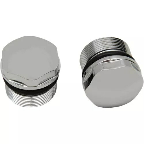 Drag Specialty フォーク チューブ キャップ - クローム - 39 mm - 交換用 0404-0305 Drag Specialties Fork Tube Cap - Chrome - 39 mm - Replacement 0404-0305 【並行輸入品】