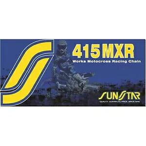 サンスター MXRワークスチェーン 415×108リンク SS415MXR-108 Sunstar MXR Works Chain 415 x 108-Links SS415MXR-108 【並行輸入品】