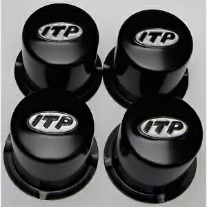 ITP スチール 4/110 ブラック キャップ - 4 個パック SM130BBX ITP Steel 4/110 Black Cap - 4/Pack SM130BBX 【並行輸入品】
