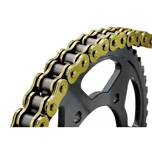 BikeMaster 428H 高耐久精密ローラー チェーン ゴールド 428h x 134 gg BikeMaster 428H Heavy-Duty Precision Roller Chain Gold 428h x 134 gg 【並行輸入品】