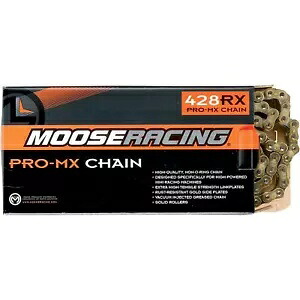 Moose Racing 428 RXP Pro-MX チェーン - ゴールド - 114 リンク M575-00-114 Moose Racing 428 RXP Pro-MX Chain - Gold - 114 Links M575-00-114 【並行輸入品】 38,610円
