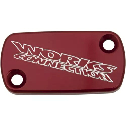 ワークス ビレットフロントブレーキカバー レッド 21-006 Works Billet Front Brake Cover Red 21-006 【並行輸入品】