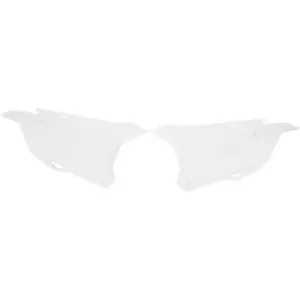 UFO プラスチック サイド パネル - KX 85 '14 - ホワイト KA04729-047 UFO Plastics Side Panels - KX 85 '14 - White KA04729-047 【並行輸入品】
