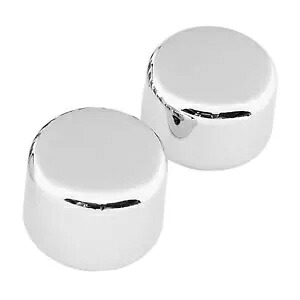 Biker's Choice アクスル キャップ セット リア クローム 302730 Biker's Choice Axle Cap Set Rear Chrome 302730 【並行輸入品】