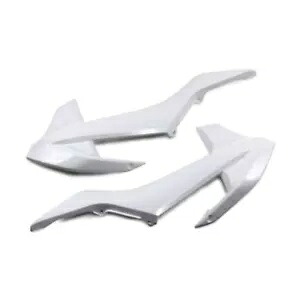 UFO プラスチック ラジエーター シュラウド - SX 65 - ホワイト KT04073-047 UFO Plastics Radiator Shrouds - SX 65 - White KT04073-047 【並行輸入品】