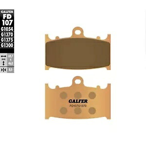 Galfer ブレーキパッド シンタード FD107G1370 Galfer Brake Pads Sintered FD107G1370 【並行輸入品】