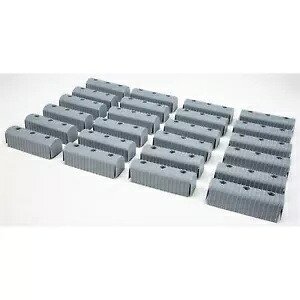 Calibre バンク エンド キャップ 2 インチ x 6 インチ グレー - 24 個/パック 23074 Caliber Bunk End Caps 2'' x 6'' Grey - 24/Pack 23074 【並行輸入品】