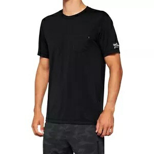 100% ミッション アスレチック T シャツ - ブラック - L 20014-00002 100% Mission Athletic T-Shirt - Black - Large 20014-00002 【並行輸入品】