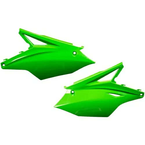 Acerbis サイドパネル 蛍光グリーン 2449560235 Acerbis Side Panels Fluorescent Green 2449560235 【並行輸入品】