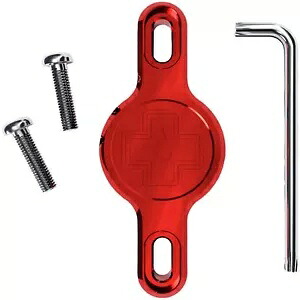 Muc-Off セキュア タグ ホルダー 2.0 - レッド 20869 Muc-Off Secure Tag Holder 2.0 - Red 20869 【並行輸入品】