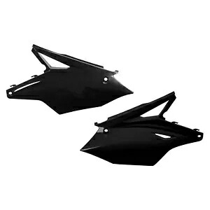 Acerbis サイドパネル ブラック 2449560001 Acerbis Side Panels Black 2449560001 【並行輸入品】