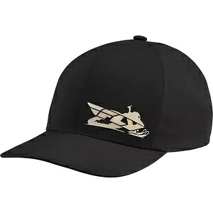 フライレーシング フライプライマリーハット - ブラック - S/M 351-0371S Fly Racing Fly Primary Hat - Black - Small/Medium 351-0371S 【並行輸入品】